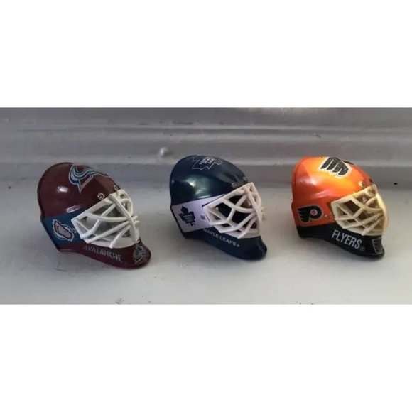 Vintage rubber NHL mini goalie masks - Picture 1 of 1